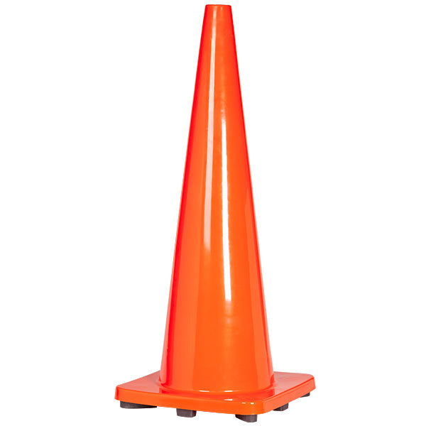 TruForce™ Traffic Cone, 36", 10 lb, Dayglow Orange, 1/Each
