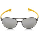 TAG Heuer LRS 0253 111 Black / Yellow 62mm Polarized Grey Lens Aviator Sunglasses