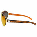 Technomarine Cruise Speedway Aviator TMEW007-12 Pilot Sunglasses - Orange / Grey