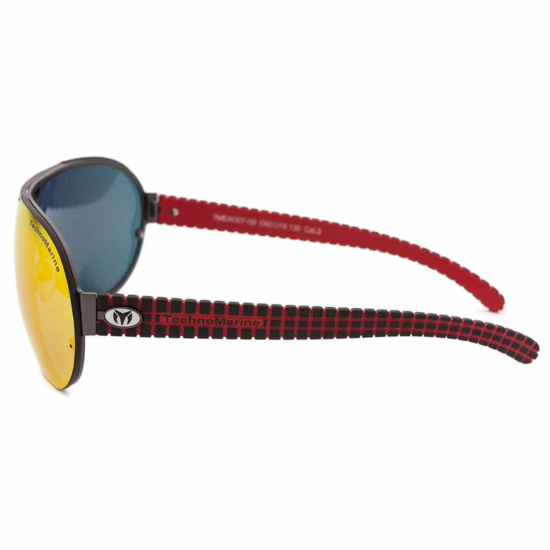 Technomarine Cruise Speedway Aviator TMEW007-09 Pilot Sunglasses - Brown / Red