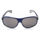 TAG Heuer Legend 9301-104 Navy Blue Rectangular Sunglasses with Grey Outdoor Lenses