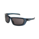 MCR Safety® USS Defense® Eyewear, Blue Frame, Max3™ Gray Anti-Scratch Lens, 1/Each