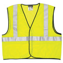MCR Safety® Luminator™ Class 2 Economy Solid Mesh Vest, 2X-Large, Lime, 1/Each