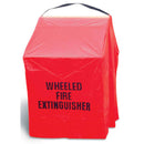 Standard Wheeled Unit Cover, 53"H x 42"W x 30"D, Red, 1/Each