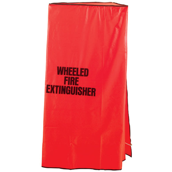 Standard Wheeled Unit Cover, 54"H x 16"W x 27"D, Red, 1/Each