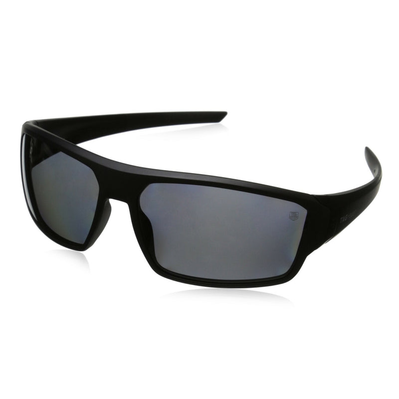 TAG Heuer 9222 104 Racer 2 Matte Black Wrap Around Grey Lens Sunglasses