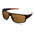 TAG Heuer TH9222-202 Racer Brown Orange Wraparound Sunglasses