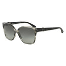 Giorgio Armani AR8061 520011 Striped Grey Full Rim Square Sunglasses Frames